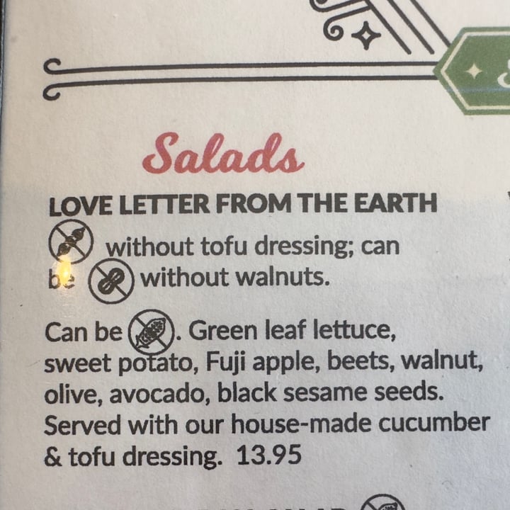 photo of Alice & Friends' Vegan Kitchen Love Letter From The Earth shared by @berryveganplanet on  10 Apr 2023 - review