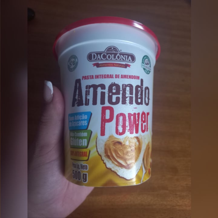 photo of DaColônia Pasta De Amendoim Integral Amendo Power Crunchy shared by @karinavflk on  12 Jan 2023 - review