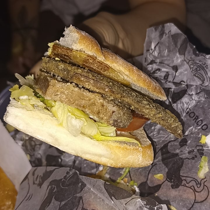 photo of Gordo Vegano sandwich de milanesa especial shared by @vikvegan on  06 Jan 2023 - review