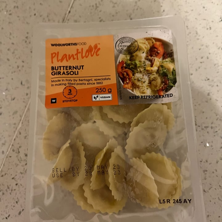 photo of Woolworths Food plantlove butternut girasoli shared by @sarbearcor on  13 May 2023 - review