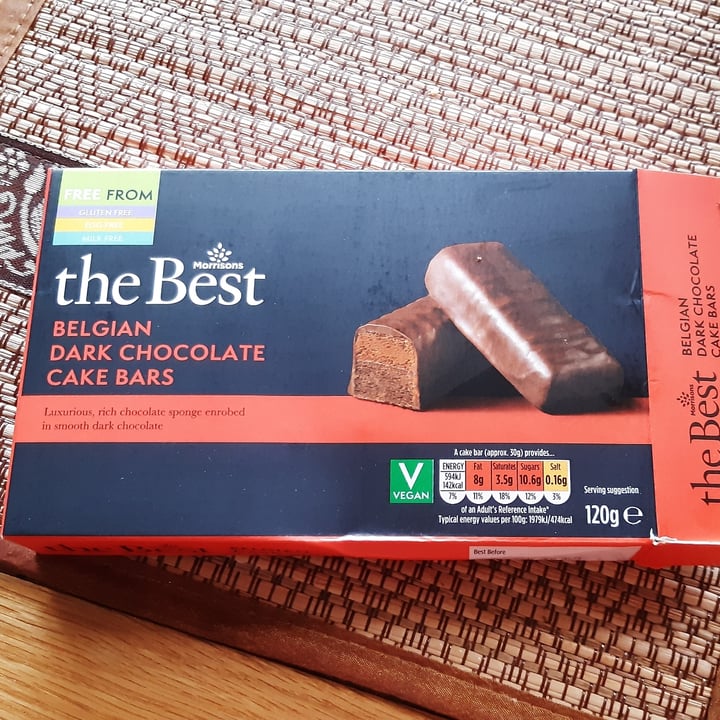 photo of Morrissons The Best Belgian Dark Chocolate Cake Bars shared by @geo23 on  26 Mar 2023 - review