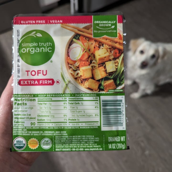 photo of Simple Truth Extra Firm Tofu shared by @tina360 on  22 Dec 2022 - review