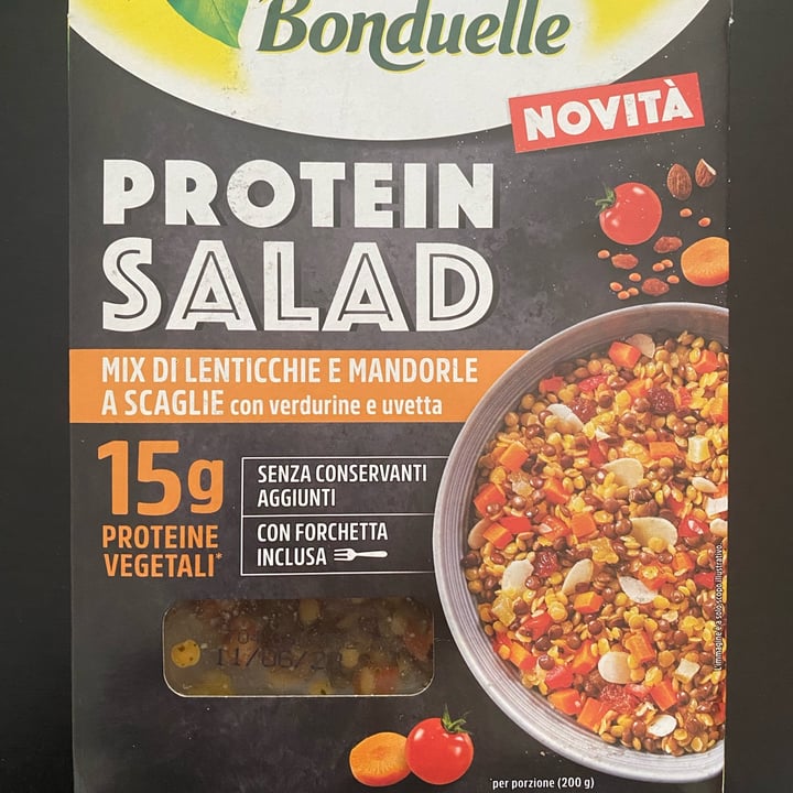 photo of Bonduelle Protein salad mix di lenticchie e mandorle a scaglie shared by @stephgreen on  01 Jun 2023 - review