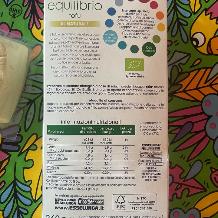 photo of Esselunga Tofu Al Naturale shared by @ilariafin on  16 Aug 2023 - review