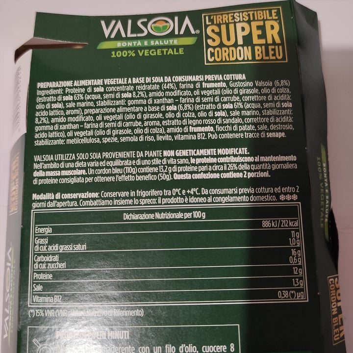photo of Valsoia Irresistibile super gordon bleu shared by @norissa on  02 Jan 2023 - review