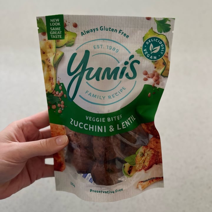 photo of Yumi's Veggie Bites Zucchini & Lentil shared by @jess-m-wright on  09 Jan 2023 - review