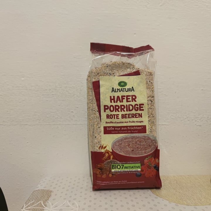 photo of Alnatura Hafer Porridge shared by @genny7 on  11 Jan 2023 - review