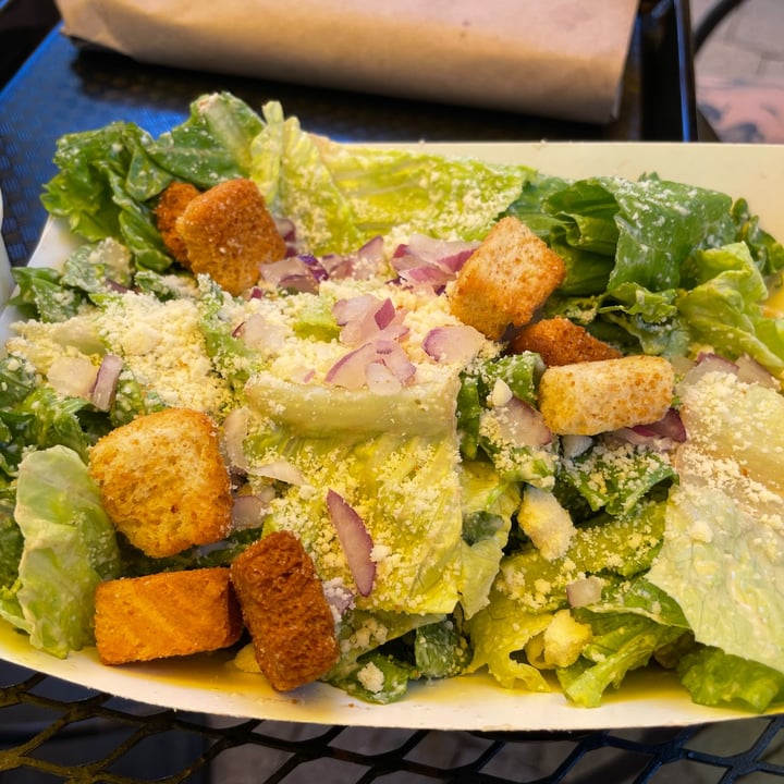 photo of Golden Dinosaurs Vegan Deli Ceasar Salad shared by @tofutrey on  30 Dec 2022 - review