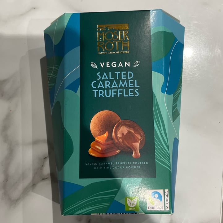 photo of Moser Roth Salted Caramel Truffles shared by @plantbasedprincess18 on  23 Mar 2023 - review