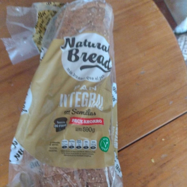 photo of Natural Bread Pan integral Con Semillas shared by @the-animalguardian33 on  07 Aug 2023 - review