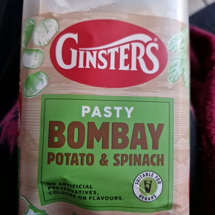 photo of Ginsters Bombay Potato & Spinach Pasty shared by @picklewalsh on  18 Jan 2023 - review