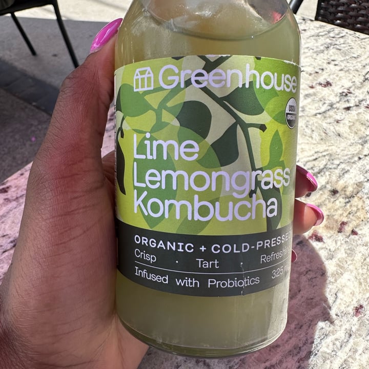 photo of Democracy* green house lime lemongrass kombucha shared by @monique on  19 Jul 2023 - review