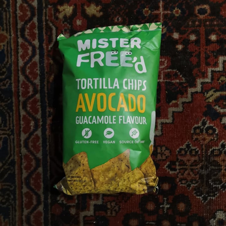 photo of Mister Free'd Tortilla chips avocado guacamole flavour shared by @botanicflora on  22 Jul 2023 - review