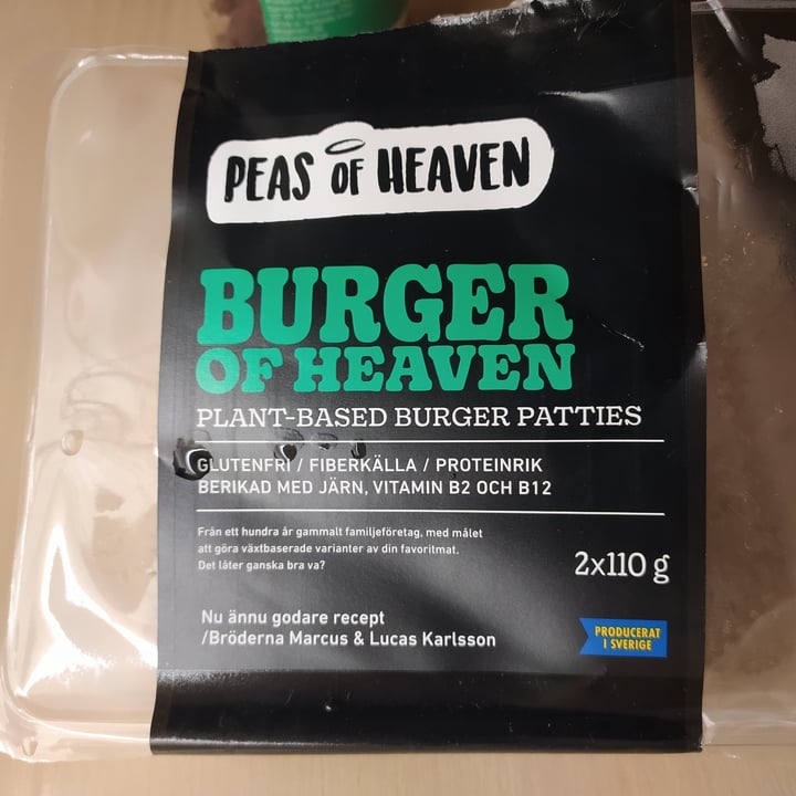 photo of Peas of Heaven Burger of Heaven shared by @sisvegan on  08 May 2023 - review