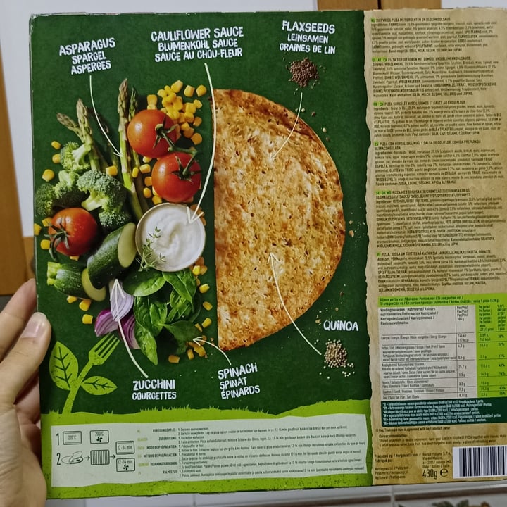photo of Garden Gourmet Veggie Lovers Pizza shared by @leiremarcs on  06 Jul 2023 - review
