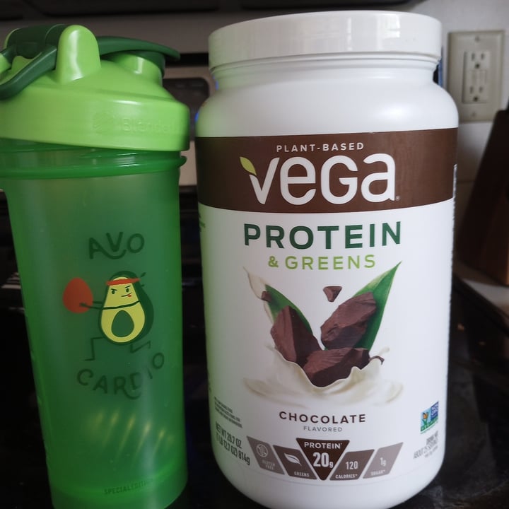 photo of Plant-Based Vega  Protein & Greens - Chocolate Flavoured shared by @edav334 on  15 Apr 2023 - review