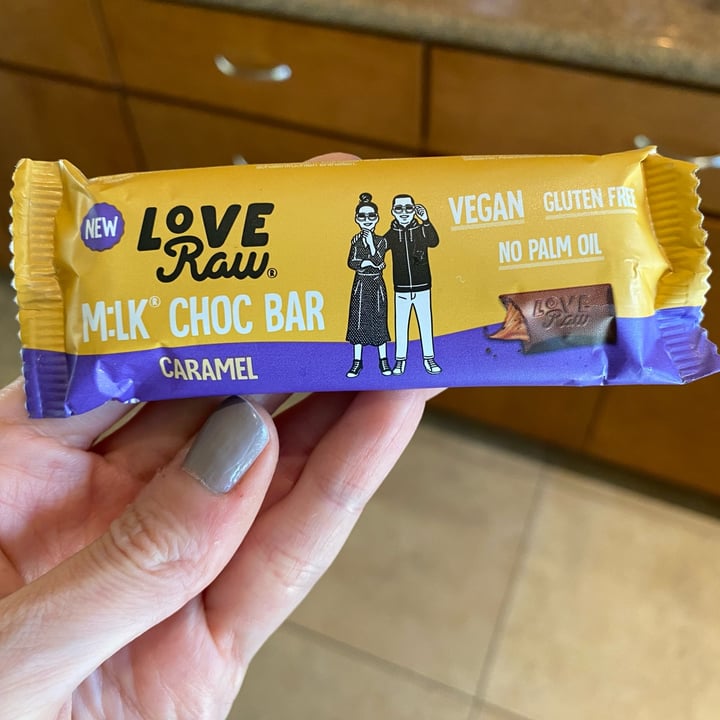 photo of LoveRaw Milk Choc Bar Caramel shared by @beckyyy on  27 Jun 2023 - review