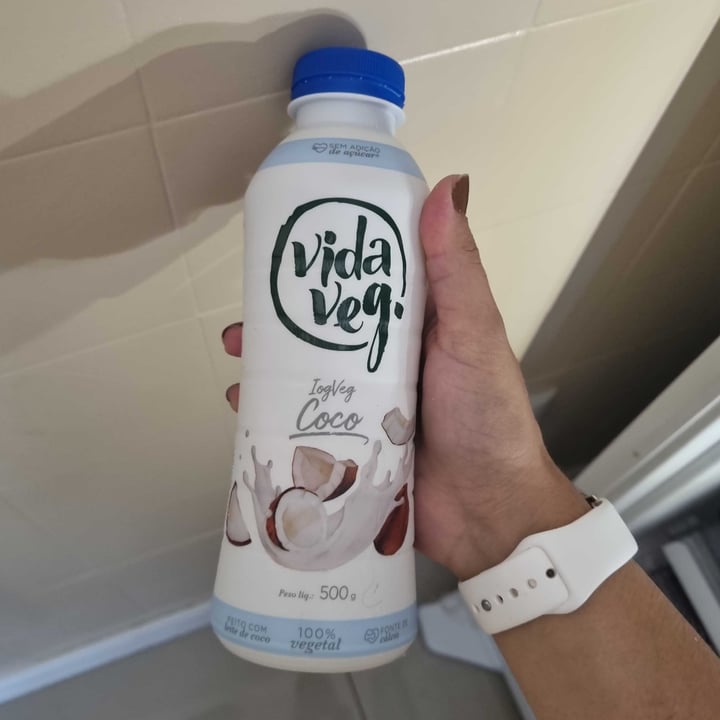 photo of Vida Veg iogurte de coco sem adição de açúcar shared by @nathaliacardoso on  04 Jan 2023 - review
