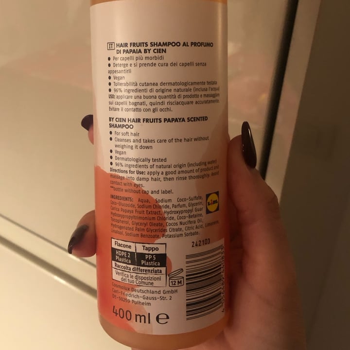 photo of Cien Shampoo papaia shared by @pattini on  23 Jan 2023 - review