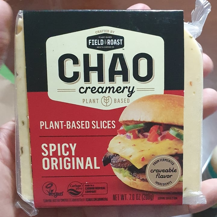 photo of Field Roast Chao Spicy Original Plant-Based Slices shared by @elviejonvegano on  14 May 2023 - review