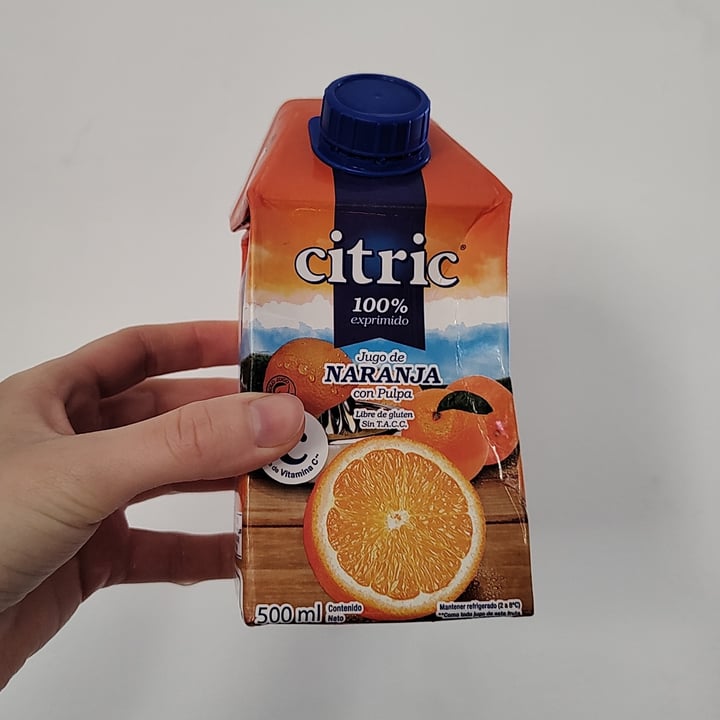 photo of Citric Jugo de naranja Con Pulpa shared by @sigrid98 on  08 Mar 2023 - review