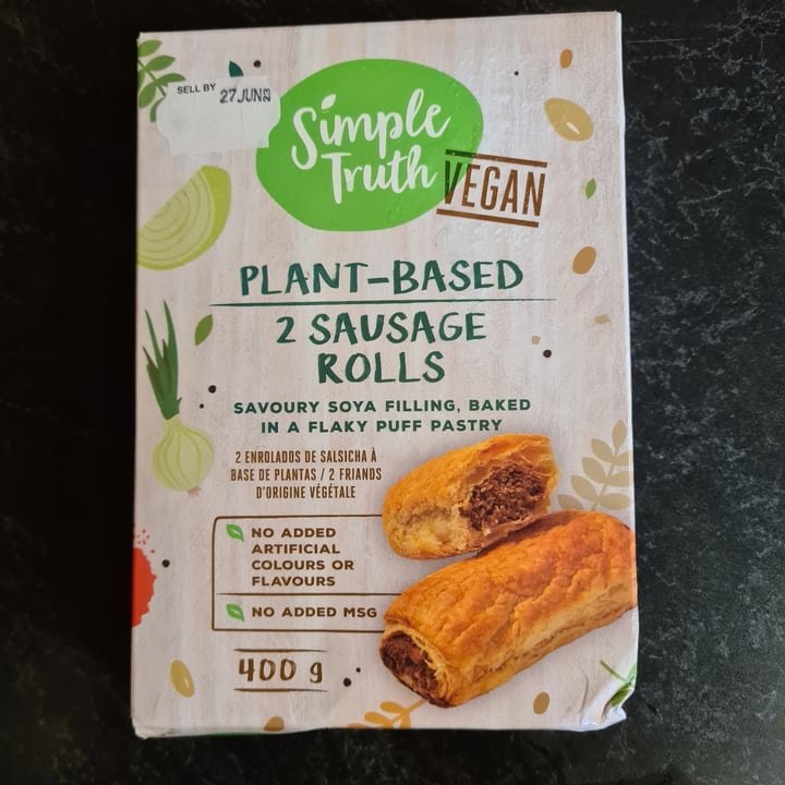 photo of Simple Truth 2 Plant-based Sausage Rolls shared by @veronicagroen on  10 Apr 2023 - review