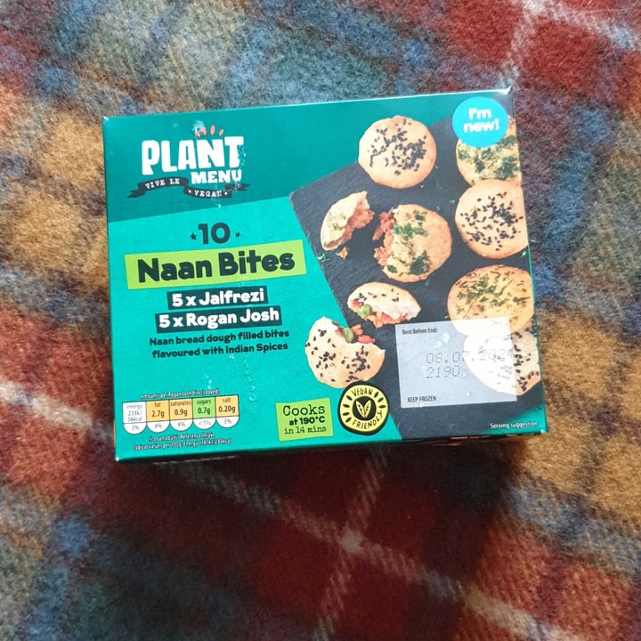 photo of Plant Menu 10 Naan Bites shared by @timea on  12 Mar 2023 - review