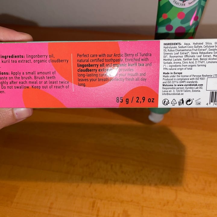 photo of Recipes of Babushka Agafia Toothpaste arctic berry of tundra shared by @veronicx on  03 Mar 2023 - review