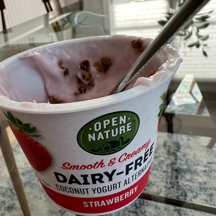 photo of Open Nature dairy free coconut yogurt strawberry shared by @allycat38 on  25 May 2023 - review