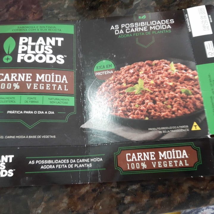 photo of Plant Plus Foods Carne moída 100% vegetal shared by @ednamariadasilva on  28 Feb 2023 - review