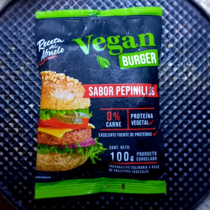 photo of Receta del abuelo Vegan Burger Sabor Pepinillos shared by @isthatgal on  21 Apr 2023 - review
