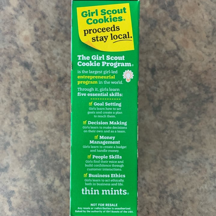 photo of Girl Scouts Thin Mints® shared by @louisg on  18 Jun 2023 - review