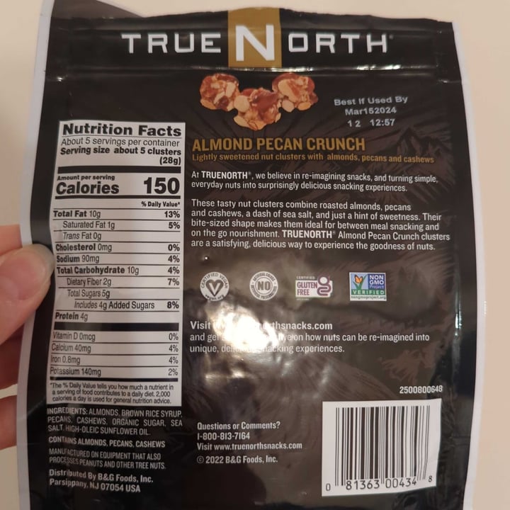photo of True North Almond Pecan Crunch Clusters shared by @regimack on  09 Jul 2023 - review