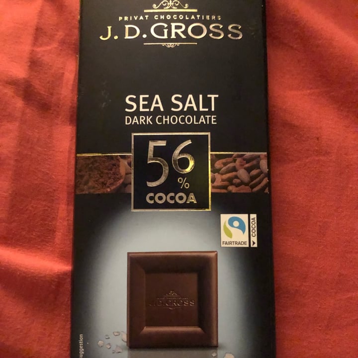 photo of J.D Gross J.d. Gross sea salt dark chocolate shared by @asterforest on  29 Jun 2023 - review