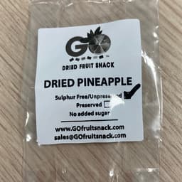 Go natural vibe fruit snack