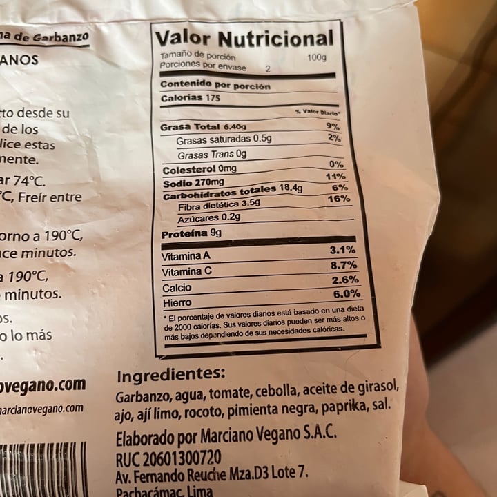 photo of Marciano Vegano Patitas picantes sin pollo shared by @cosmicfrog on  19 Jul 2023 - review