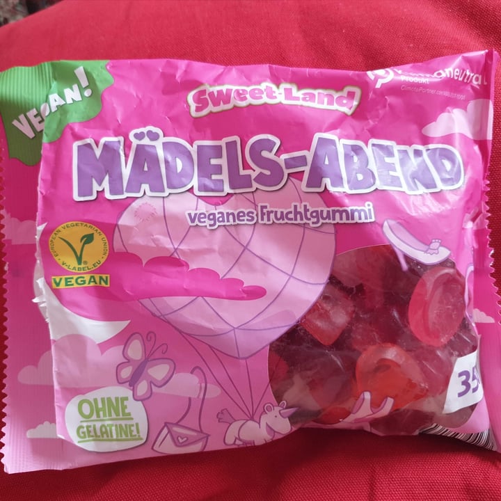 photo of Sweetland Mädels-abend veganes fruchtgummi shared by @vegdana on  05 Apr 2023 - review