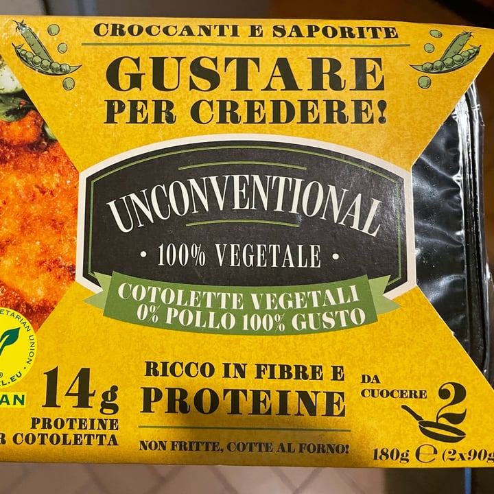photo of Unconventional Cotolette Vegetali 0% Pollo 100% Gusto shared by @lucykyra on  03 Mar 2023 - review