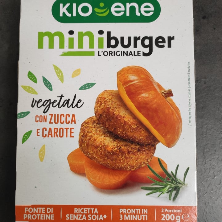 photo of Kioene mini burger carota e zucca shared by @ilmirko on  03 Mar 2023 - review