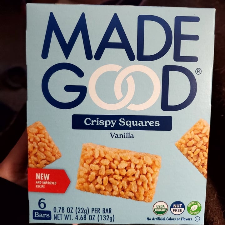photo of Made Good Crispy Square Vanilla shared by @whatacuriousnotion on  13 Jan 2023 - review