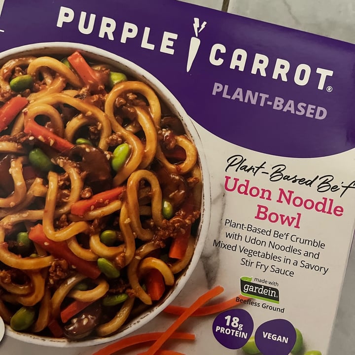 photo of Purple Carrot Udon Noodle Bowl shared by @bego18 on  21 Jan 2023 - review