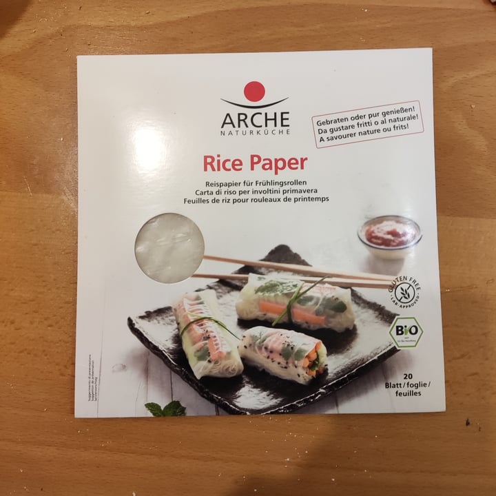 photo of Arche Naturküche Carta di riso (rice paper) shared by @ara95 on  09 Feb 2023 - review