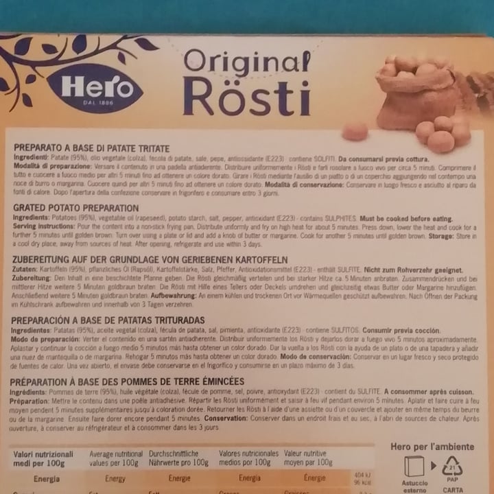 photo of Hero Original Rösti shared by @miocillo0 on  25 Feb 2023 - review