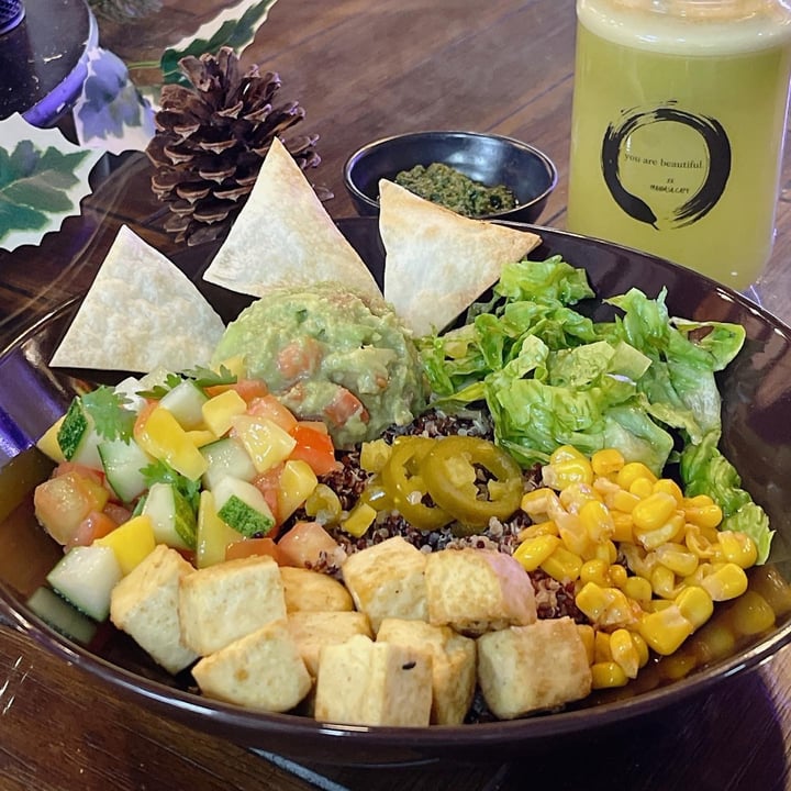 photo of ahimsa cafe Nourish Bae-rrito Bowl shared by @veggiexplorer on  29 Dec 2022 - review