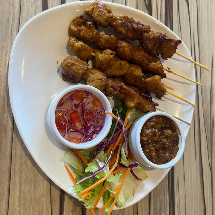 photo of Alice & Friends' Vegan Kitchen Chicken Satay Skewers shared by @kuehl on  28 Mar 2023 - review