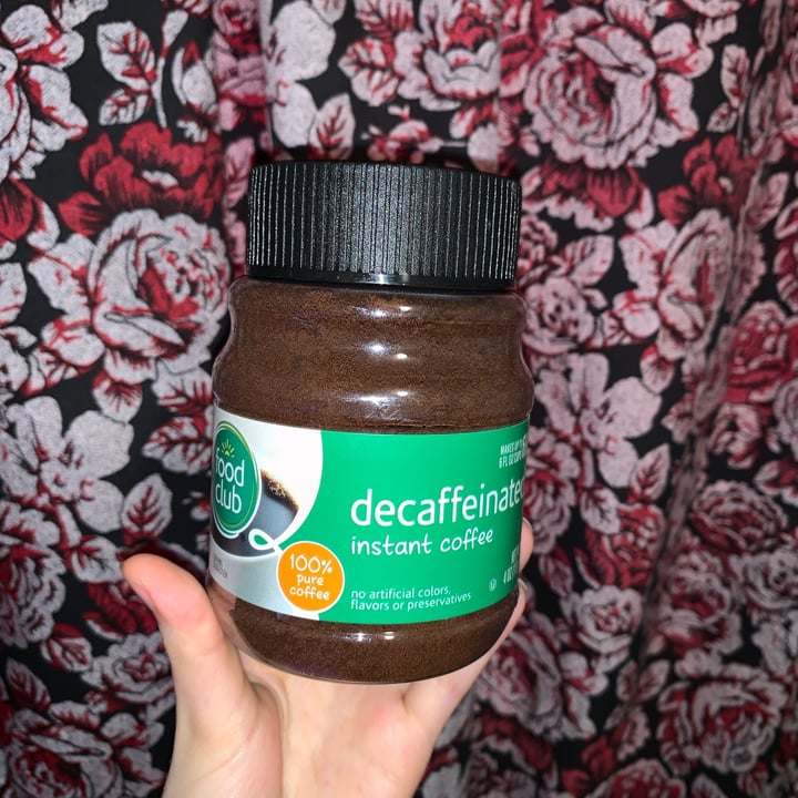 photo of Food Club Decaffeinated Instant Coffee shared by @noimdirtydan on  25 Jun 2023 - review