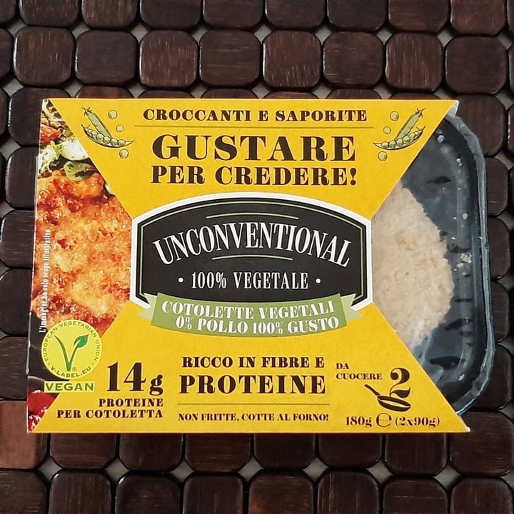 photo of Unconventional Cotolette Vegetali 0% Pollo 100% Gusto shared by @asioflammeus on  02 Jun 2023 - review