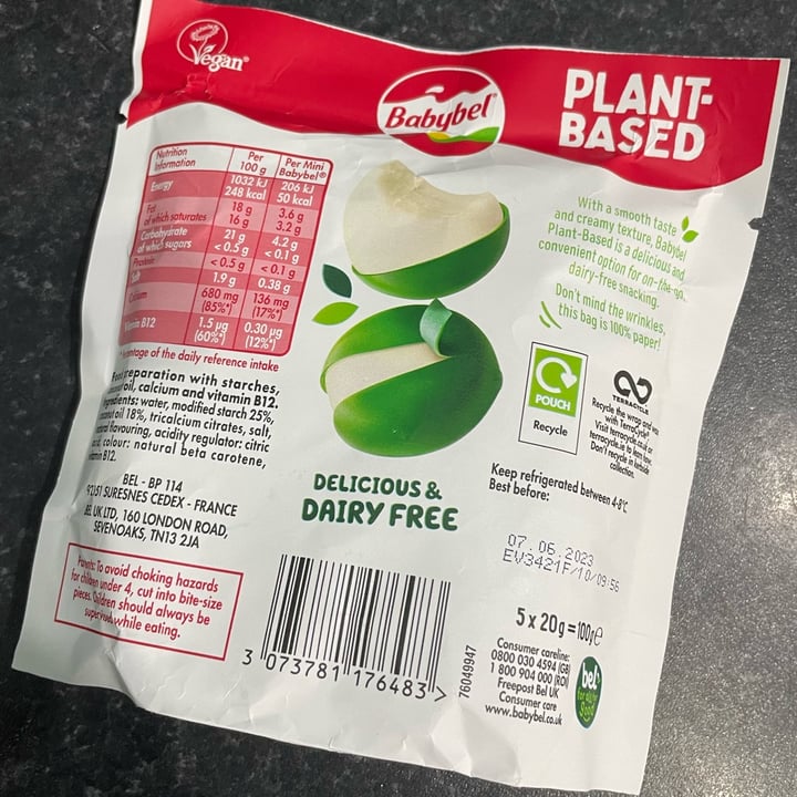 photo of Babybel Plant-Based Plant-Based Cheese Alternative shared by @olivejuice on  25 Jan 2023 - review