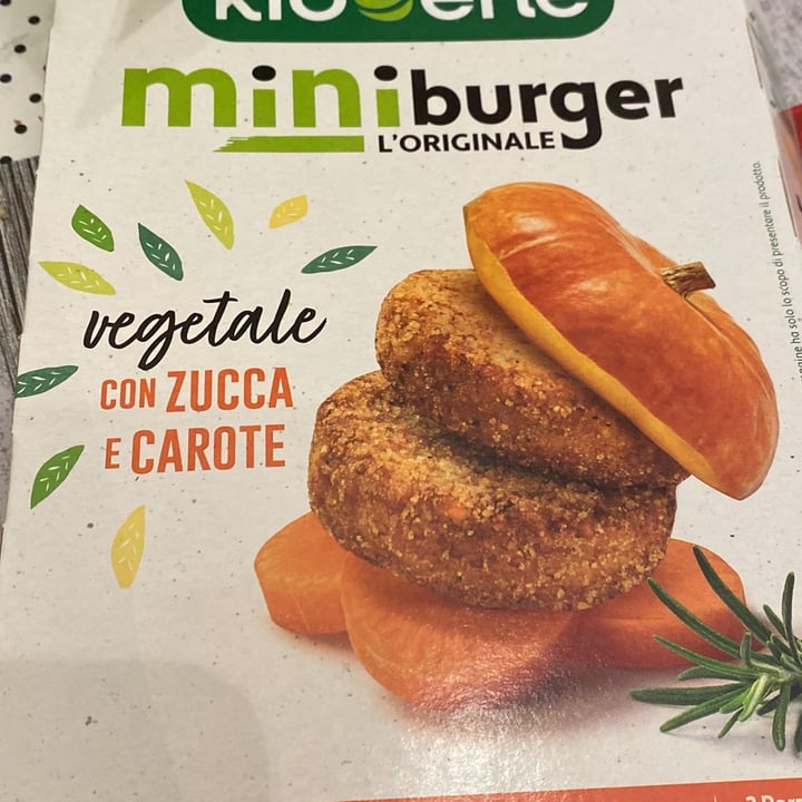 photo of Kioene mini burger carota e zucca shared by @mariannasalis on  19 Jan 2023 - review