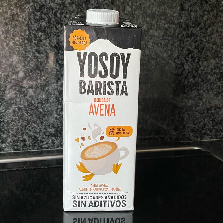 photo of Yosoy Bebida de Avena Barista. Sin Gluten shared by @scandreu on  18 Mar 2023 - review